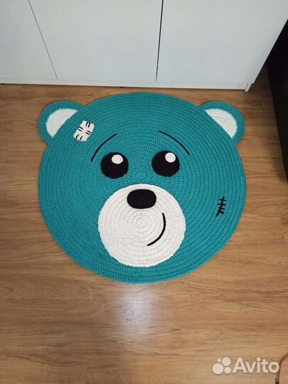 Детский коврик-мишка