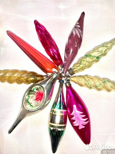 Редкие елочные игрушки СССР Винтаж