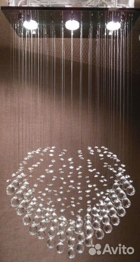 Люстра Г Водопад 98029/3 CR Сердце