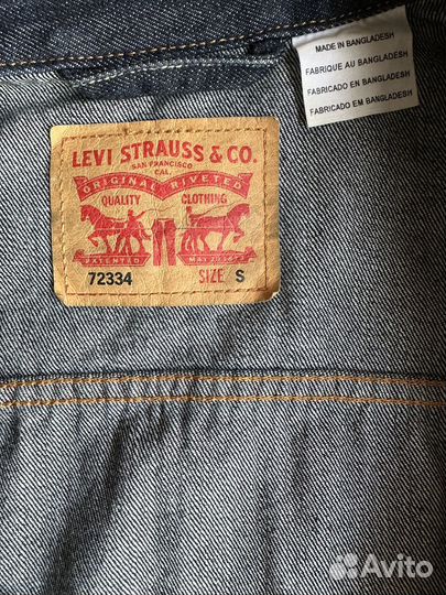 Джинсовая куртка levis размер 46(s)