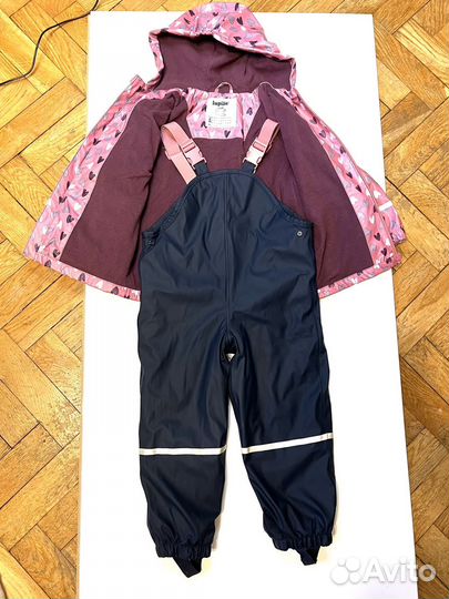 Непромокаемый комбинезон 98 с флисом lupilu