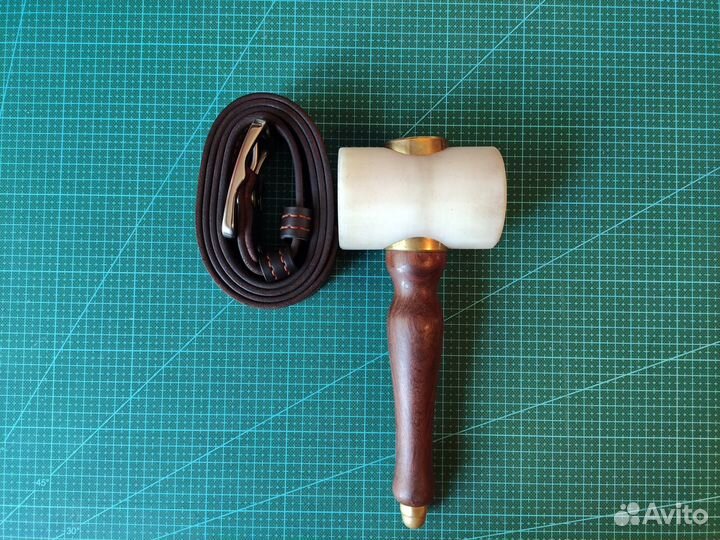 Ремень из кожи буйвола «Морской»