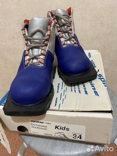 Ботинки лыжные Spine kids, размер 34