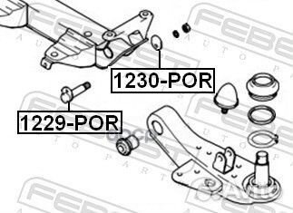 Болт с эксцентриком hyundai H-1 02 2001- 1229