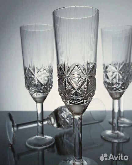 Фужеры, бокалы. Много