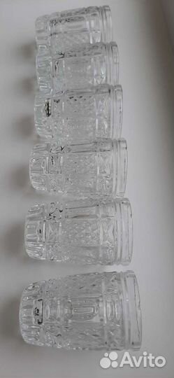 Хрустальные стаканы, пивная кружка СССР