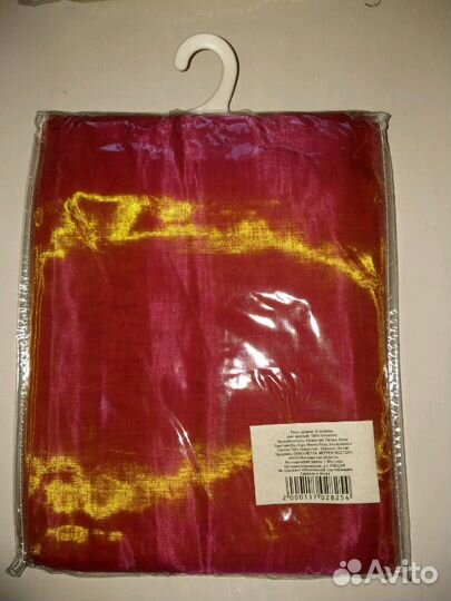 Штора тюлевая новая 2 шт