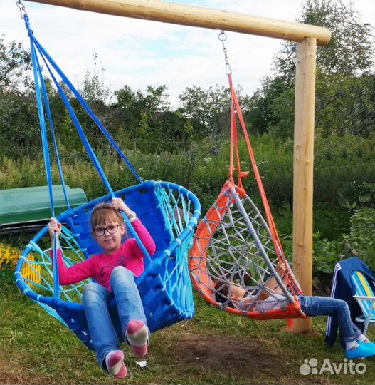 Подвесное кресло качели. Гамак