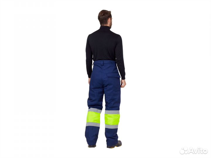 Костюм мужской зимний Илион, сигнальный