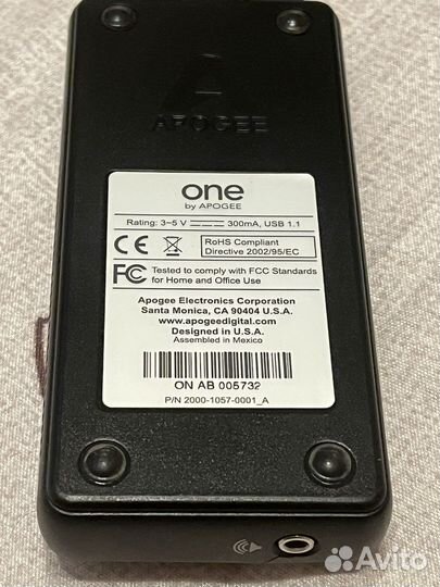 Звуковая карта Apogee ONE