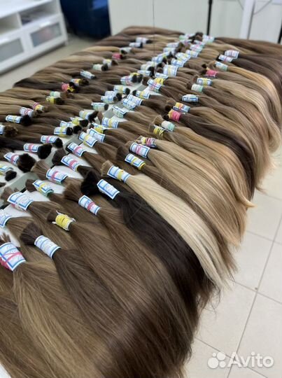 Детские натуральные волосы любой длины