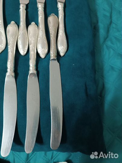 Набор столовых приборов мельхиор СССР