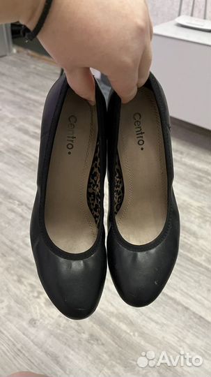 Черные классические туфли (36 размер)