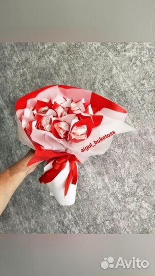 Букет на 1 сентября, Цветы с Конфетами(доставка)