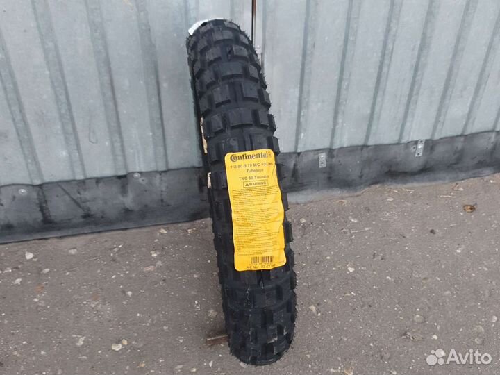 Мотошина 110 80 19 эндуро континенталь