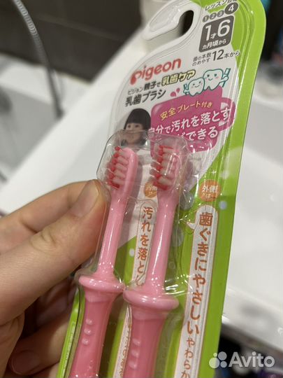 Детская зубная щетка pigeon