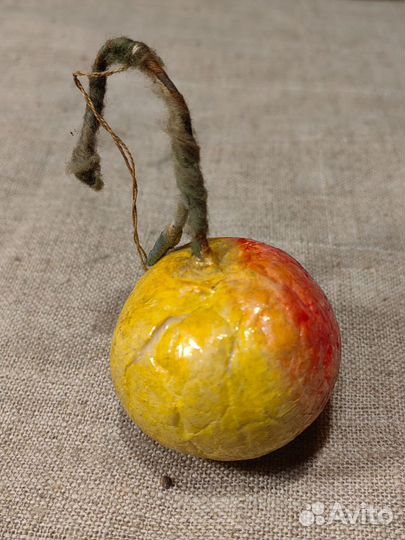 Старинная ёлочная груша игруша