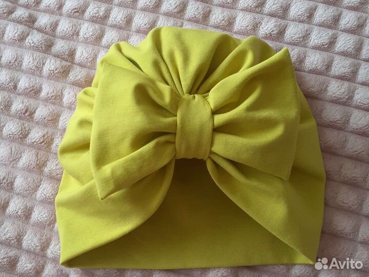 Шапка тюрбан для девочки