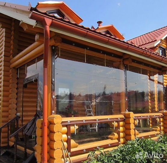 Гибкие окна для беседки / цвета на выбор