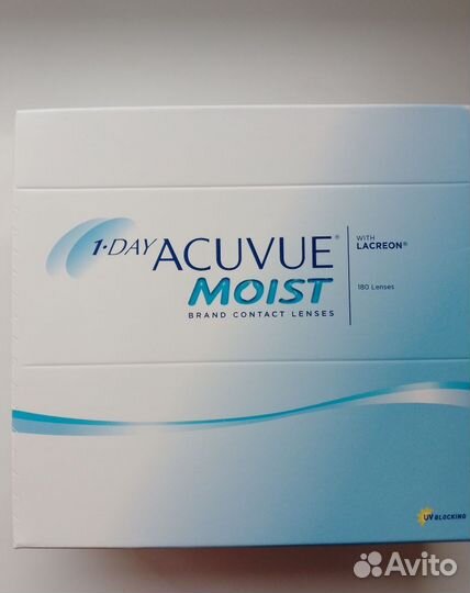 Контактные линзы acuvue 1 day moist