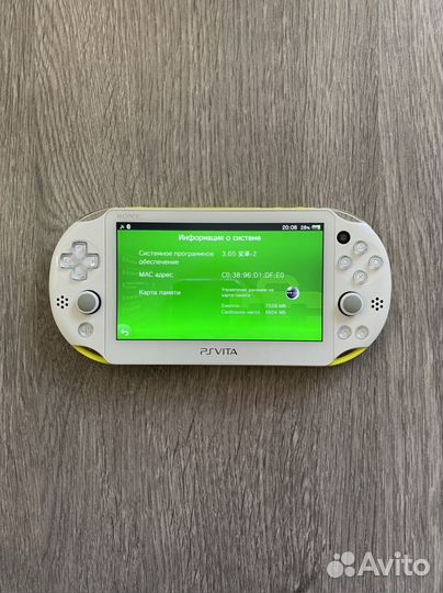 Sony Playstation Vita Slim 2000 Lime Green