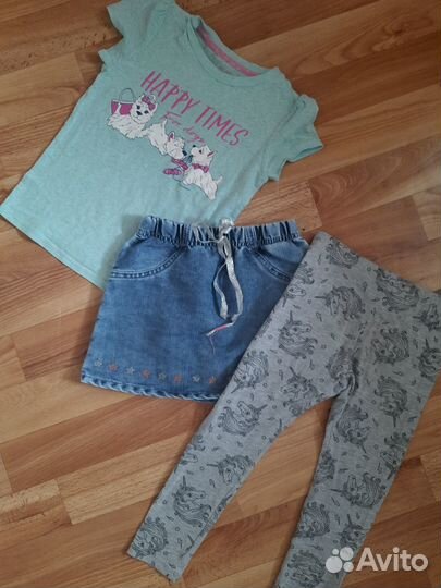 Вещи пакетом на девочку на 104