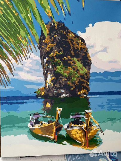 Готовые картины по номерам