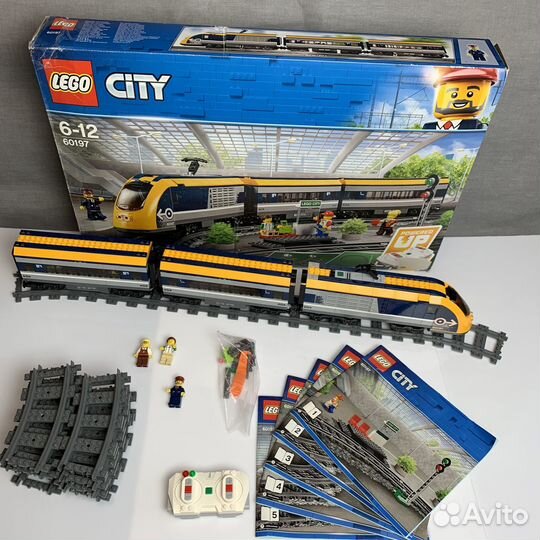 Lego City 60197 пассажирский поезд лего сити