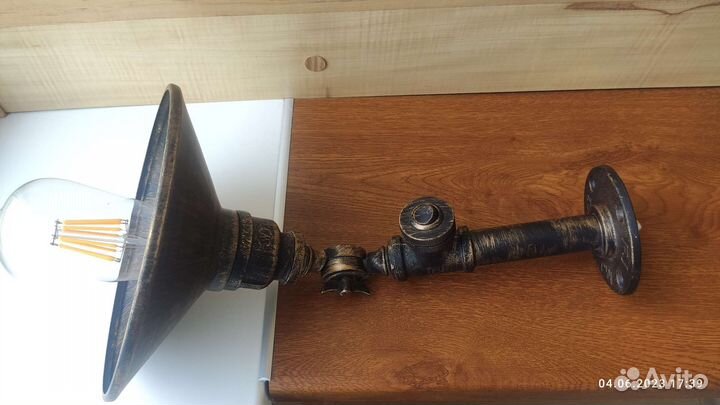 Светильник настенный в стиле steampunk, loft