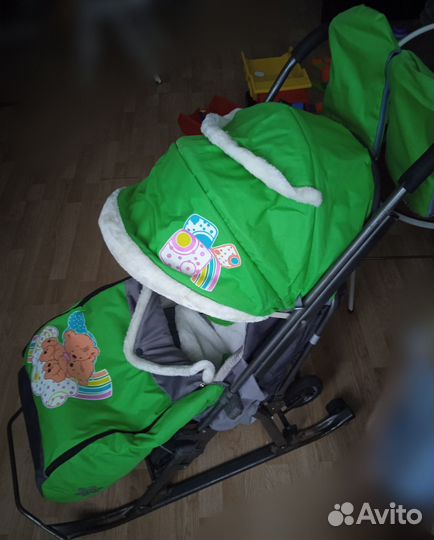 Санки коляска ника