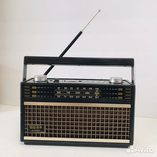 Радиоприемник 1926BT Bluetooth/USB/TF/FM/акб 18650