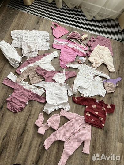 Одежда для малыша, девочки 0-4 мес