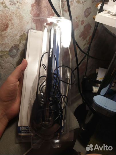 Микрофон sven mk-390 настольный, новый