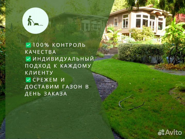 Укладка и продажа рулонного газона