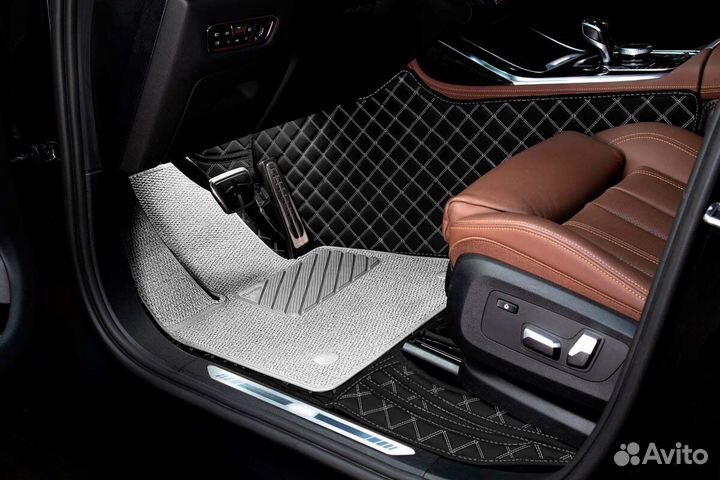3D Коврики Range Rover Салон Багажник из Экокожи