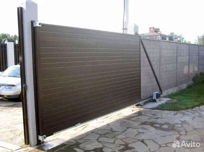 Откатные ворота индивидуальные размеры