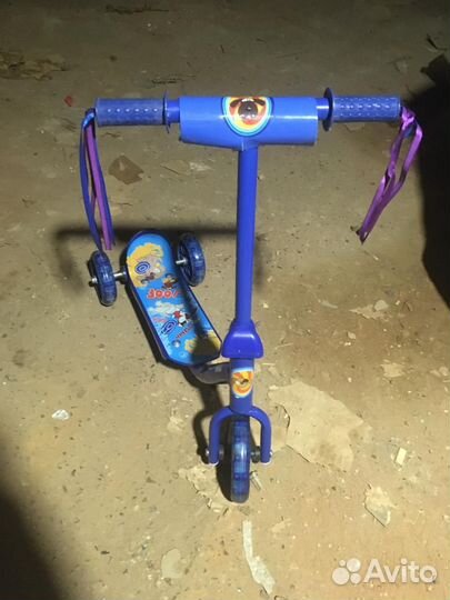 Самокат 3х колесный