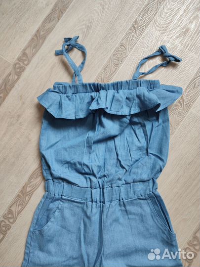 Комбинезон летний для девочки 128 размер