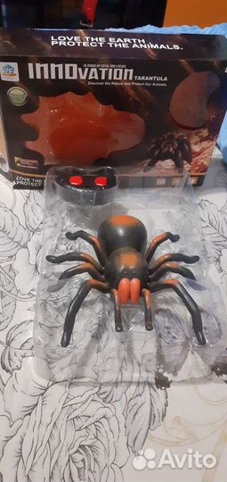 Игрушка паук Тарантул на радиоуправлении