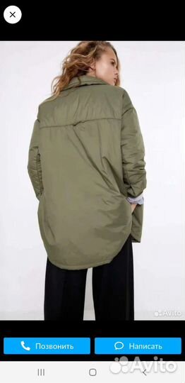 Куртка рубашка zara