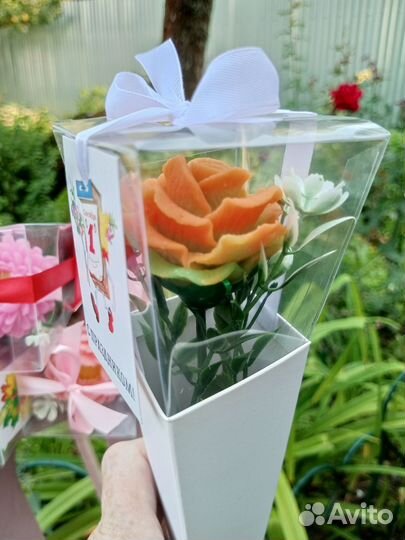 Цветы из мыла