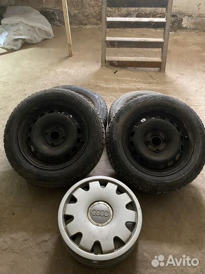 Штампованные диски с резиной yokohama r15