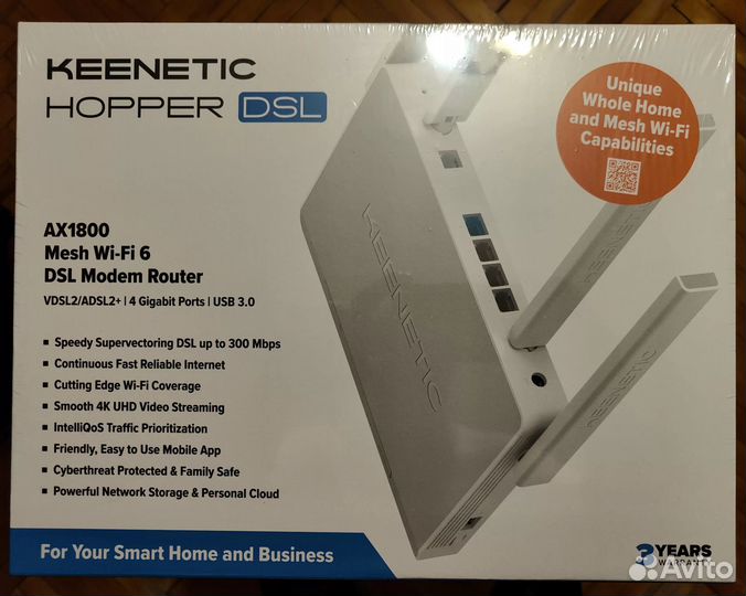 Wi-Fi роутер Keenetic Hopper DSL KN-3610