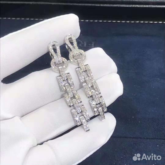 Серьги Cartier Agrafe 2,4 ct