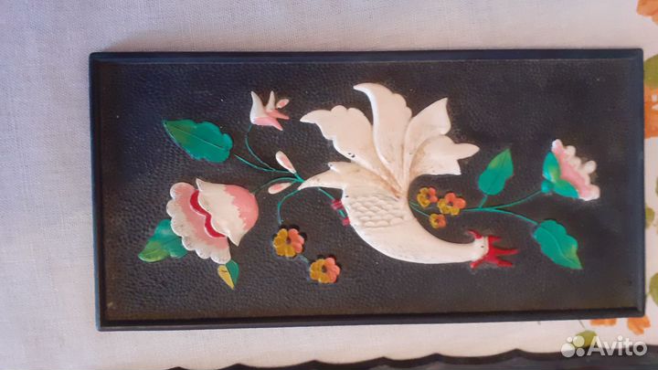 Панно СССР птицы пластик