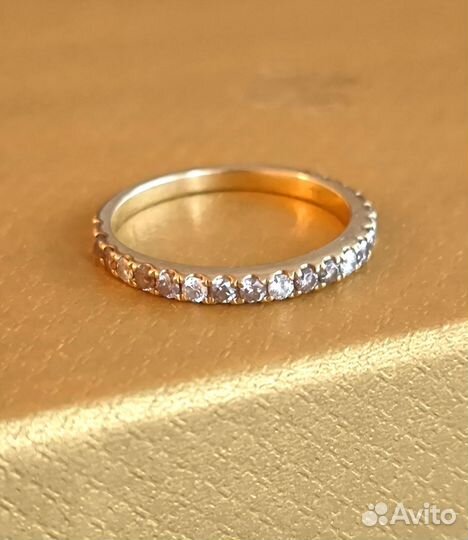 Золотое кольцо с бриллиантами