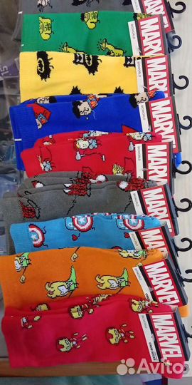 Носки с супергероями от Marvel и DC