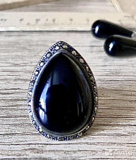 Кольцо и серьги серебро