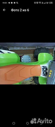 Детский квадроцикл на аккумуляторе