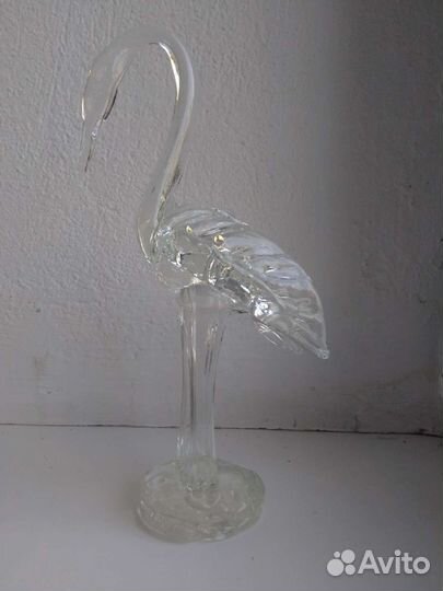 Хрустальный журавль. Статуэтка СССР